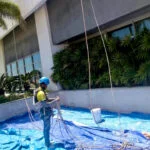 Shangri-La Hotel Colombo while painting by HEIGHTSWORK