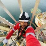 IRATA Level 3 working on a rig