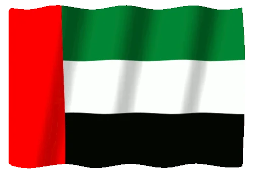 United Arab Emirates Flag animated